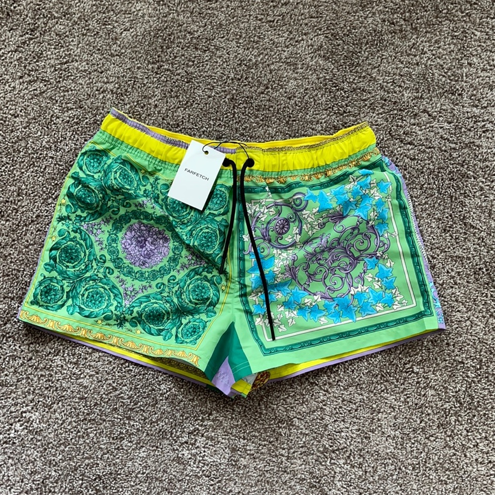 Versace Barocco Mosaic Swim Shorts